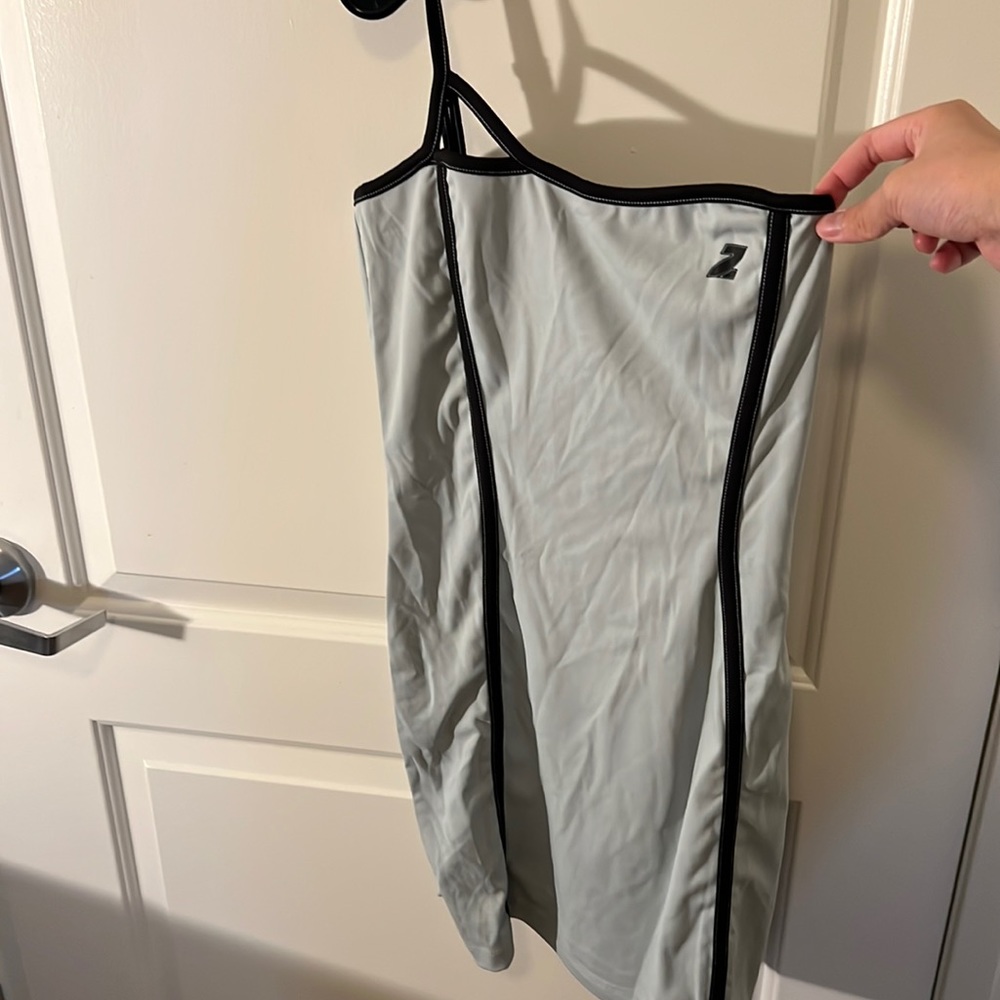 SVNDZ one shoulder tube dress